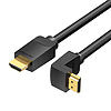 Kábel HDMI Vention AAQBG 1,5 m szög 270 fekete