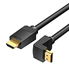 Kábel HDMI Vention AAQBH 2m szög 270 fekete