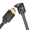 Kábel HDMI Vention AARBG 1,5 m 90-os szög fekete