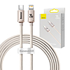 Kabel USB-C do iP Baseus Crystal Shine, 20W, 2m rózsa (CAJY001404)