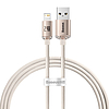 Kábel USB do iP Baseus Crystal Shine, 2,4A, 1,2 m rózsa (CAJY001104)