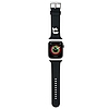 Karl Lagerfeld 3D gumi Karl fejszíj Apple Watchhoz 42/44/45/49mm - fekete