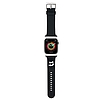 Karl Lagerfeld 3D gumis fejszíj Apple Watchhoz 38/40/41mm - fekete