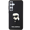 Karl Lagerfeld 3D gumis Ikonik tok Samsung Galaxy S24-hez - fekete