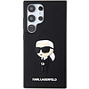 Karl Lagerfeld 3D gumis Ikonik tok Samsung Galaxy S24 Ultra készülékhez - fekete