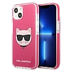 Karl Lagerfeld Choupette Head tok iPhone 13-hoz - fukszia