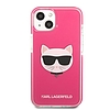 Karl Lagerfeld Choupette Head tok iPhone 13-hoz - fukszia