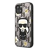 Karl Lagerfeld Flower Ikonik Karl tok iPhone 13 mini telefonhoz - szürke