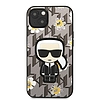 Karl Lagerfeld Flower Ikonik Karl tok iPhone 13 mini telefonhoz - szürke