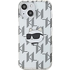 Karl Lagerfeld IML Choupette fej és monogram tok iPhone 15/14/13 telefonhoz - átlátszó