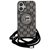 Karl Lagerfeld IML Crossbody Monogram Karl & Choupette Head MagSafe iPhone 16 tok - fekete