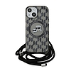 Karl Lagerfeld IML Crossbody Monogram Karl & Choupette Head MagSafe tok iPhone 15/14/13 telefonhoz - fekete