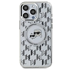 Karl Lagerfeld IML Monogram Karl & Choupette Head MagSafe iPhone 15 Pro tok - átlátszó