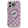 Karl Lagerfeld IML Monogram Karl & Choupette Head MagSafe iPhone 16 Pro tok - rózsaszín