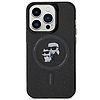 Karl Lagerfeld Karl&Choupette Glitter MagSafe tok iPhone 15 Pro-hoz - fekete