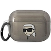 Karl Lagerfeld KKLAP2HNIKTCK Airpods Pro 2 borító fekete/fekete Ikonik Karl Lagerfeld