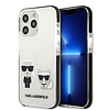 Karl Lagerfeld KLHCP13LTPEKCW iPhone 13 Pro / 13 6.1" keménytok, fehér/fehér Karl&Choupette