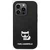 Karl Lagerfeld KLHCP14LSLCTBK iPhone 14 Pro 6.1" keménytokos fekete/fekete szilikon choupette test