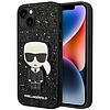 Karl Lagerfeld KLHCP14MGFKPK iPhone 14 Plus 6.7" keménytokos fekete / fekete Glitter Flakes Ikonik