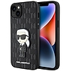 Karl Lagerfeld KLHCP14MSAKHPKK iPhone 14 Plus 6,7" fekete/fekete Saffiano Monogram Ikonik