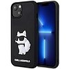 Karl Lagerfeld KLHCP14S3DRKHNK iPhone 14 6.1" fekete/fekete keménytokos gumi Choupette 3D