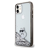 Karl Lagerfeld Liquid Glitter Choupette tok iPhone 11 / Xr telefonhoz - átlátszó