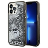 Karl Lagerfeld Liquid Glitter Choupette tok iPhone 13 Pro / 13-hoz - átlátszó