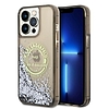 Karl Lagerfeld Liquid Glitter RSG tok iPhone 14 Pro Max telefonhoz - fekete