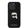 Karl Lagerfeld Monogram Karl fejtűs tok iPhone 16 Pro 6,3" fekete készülékhez