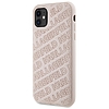 Karl Lagerfeld Quilted K Pattern tok iPhone 11 / Xr telefonhoz - rózsaszín