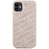 Karl Lagerfeld Quilted K Pattern tok iPhone 11 / Xr telefonhoz - rózsaszín