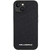 Karl Lagerfeld Quilted K Pattern tok iPhone 15-höz - fekete