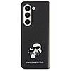 Karl Lagerfeld Saffiano Karl&Choupette Pin tok Samsung Galaxy A35-höz - fekete