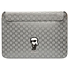 Karl Lagerfeld Saffiano Monogram Ikonik tok 14"-os laptophoz - ezüst