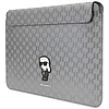 Karl Lagerfeld Saffiano Monogram Ikonik tok 14"-os laptophoz - ezüst