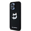 Karl Lagerfeld Silicone Choupette Head MagSafe tok iPhone 15 Pro-hoz - fekete