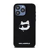 Karl Lagerfeld Silicone Choupette Head MagSafe tok iPhone 15 Pro-hoz - fekete