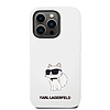 Karl Lagerfeld Silicone Choupette tok iPhone 14 Pro Max telefonhoz - fehér