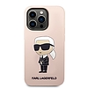 Karl Lagerfeld Silicone Ikonik MagSafe tok iPhone 14 Pro-hoz - rózsaszín