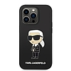 Karl Lagerfeld Silicone Ikonik tok iPhone 14 Pro-hoz - fekete