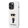 Karl Lagerfeld Silicone Ikonik tok iPhone 14 Pro Max telefonhoz - fehér