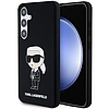 Karl Lagerfeld Silicone Ikonik tok Samsung Galaxy S24+ telefonhoz - fekete