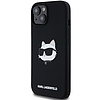 Karl Lagerfeld szilikon Choupette Head MagSafe tok iPhone 15 Plus / 14 Plus telefonhoz - fekete