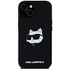 Karl Lagerfeld szilikon Choupette Head MagSafe tok iPhone 15 Plus / 14 Plus telefonhoz - fekete