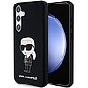 Karl Lagerfeld Szilikon Ikonik tok Samsung Galaxy S24-hez - fekete