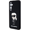 Karl Lagerfeld Szilikon Ikonik tok Samsung Galaxy S24-hez - fekete