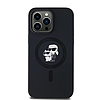 Karl Lagerfeld Szilikon Karl&Choupette MagSafe tok iPhone 14 Pro-hoz - fekete