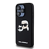 Karl Lagerfeld Szilikon Karl&Choupette MagSafe tok iPhone 15 Pro-hoz - fekete