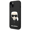 Karl Lagerfeld szilikon Karl´s Head MagSafe tok iPhone 14 Plus-hoz - fekete