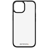 Katonai minősítésű PanzerGlass ClearCase iPhone 15 tok - átlátszó és fekete